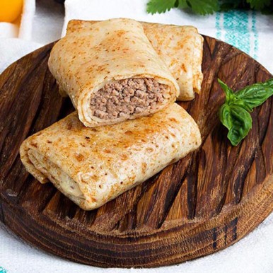 Блинчики с мясом 1 шт 